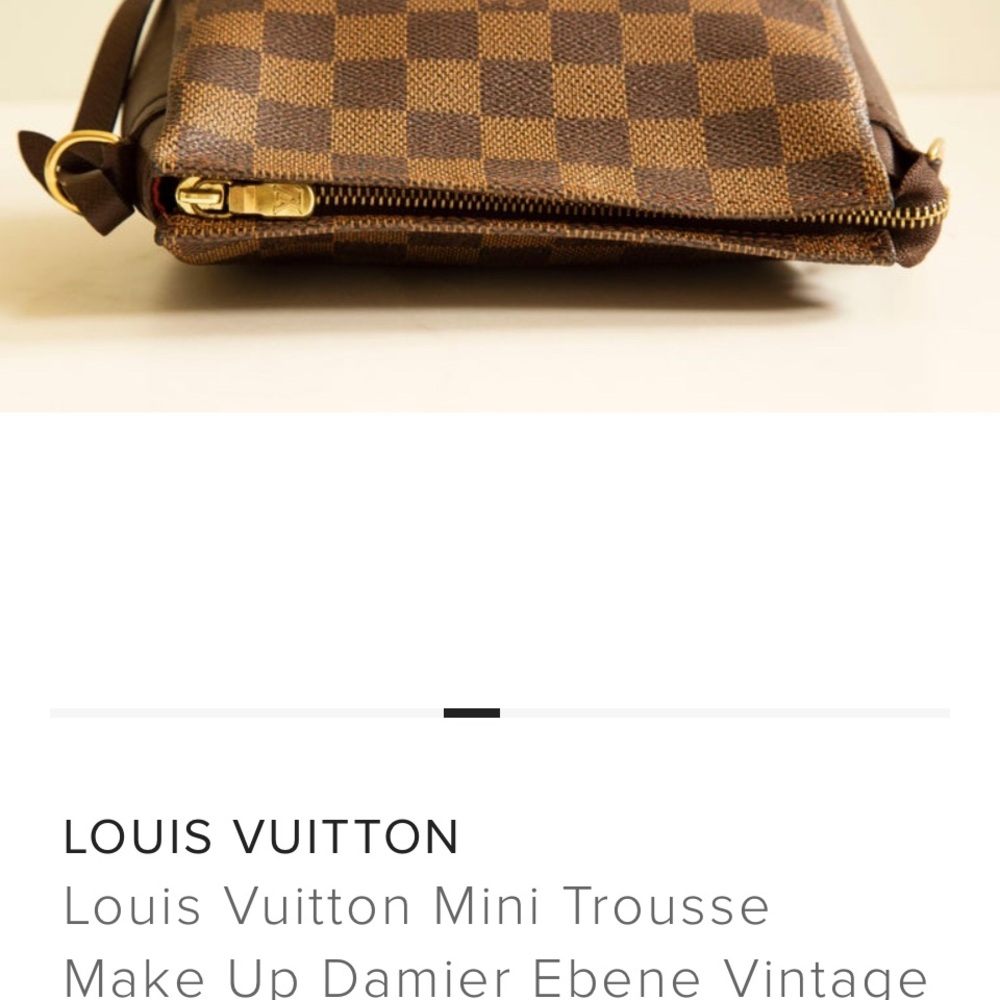 Brown Checkered Shoulder Bag - Picture 5 of 15
